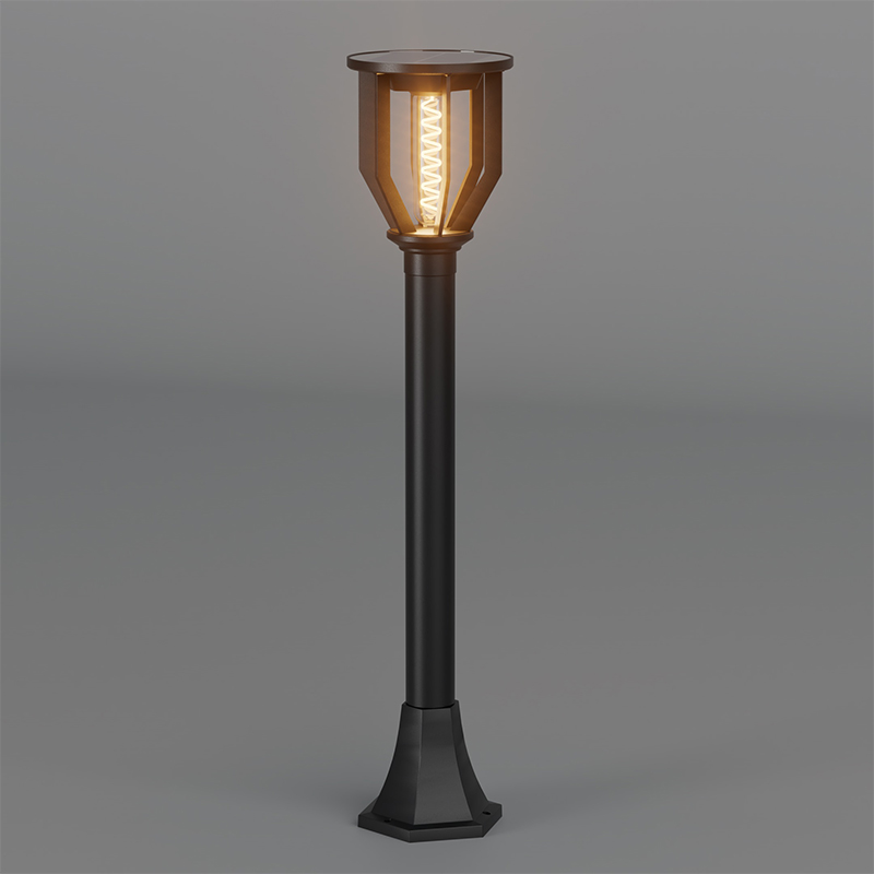 Lampu Taman Suria Atas Bulat PY-LED GR C04